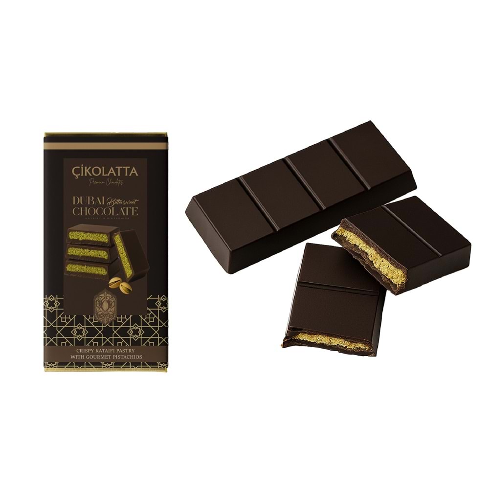DUBAİ ÇİKOLATASI 95 GRAM BİTTER
